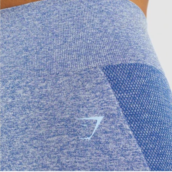 Gymshark Flex High Waisted Leggings - Earl Blue Marl - Picture 7 of 9